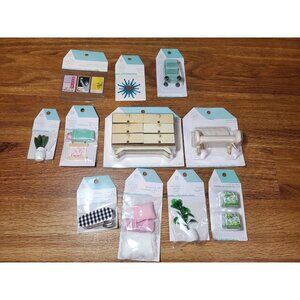 DIY Modern Mini Dollhouse Lot Of 11 Assorted